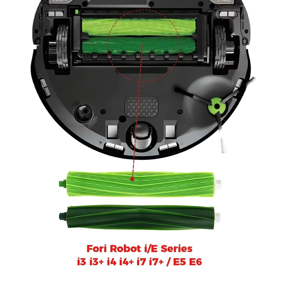 Ersatzset für iRobot Roomba i2 i3 i4 i6 i7 i8 E5 E6 E7 mit Hauptbürste, HEPA-Filter und Seitenbürste für Tierhaare - Bild 2