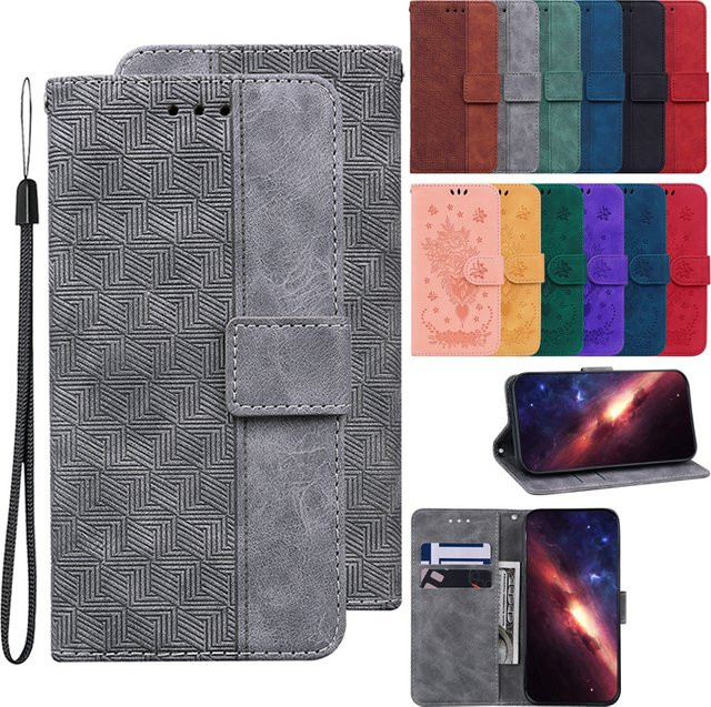 Stand Flip Wallet Case für Google Pixel 4 5 6 6A 7 7A Pro 8 8a 9 9 Pro 3A XL Protect Cover in Grün und Grau - Bild 1