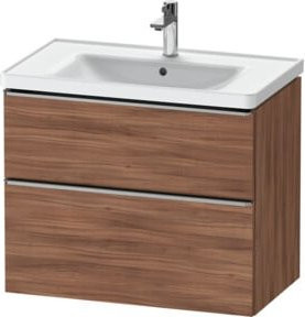 Duravit Waschtischunterschrank D-Neo in Braun, Wandhängend, B/T/H: 78,4 x 45,2 x 62,5 cm - Bild 1