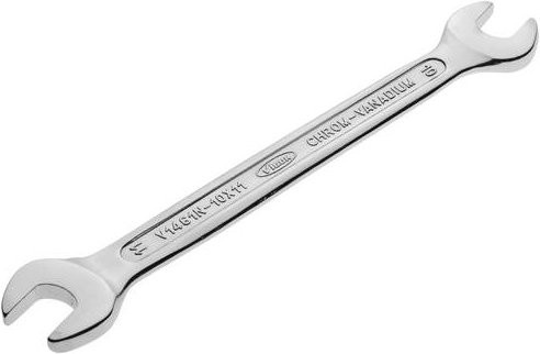 Vigour Doppel-Maulschlüssel Silber Schlüsselweite 10 mm und 11 mm - Bild 1