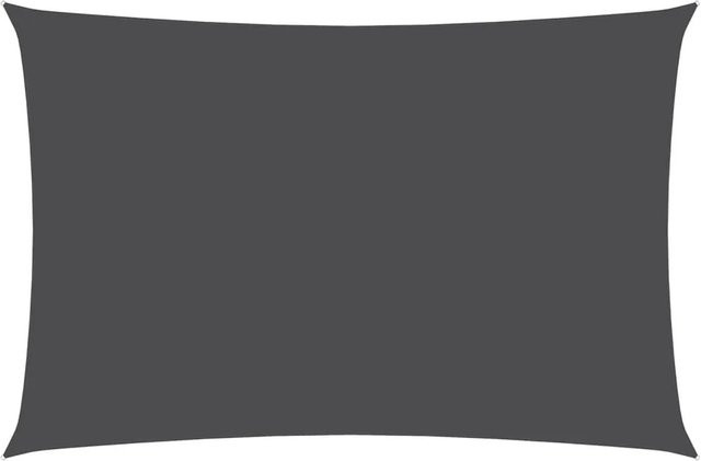 Furnicato Sonnensegel aus PU-beschichtetem Oxford-Gewebe, rechteckig, Anthrazit, Breite: 8 m, Tiefe: 6 m - Bild 1