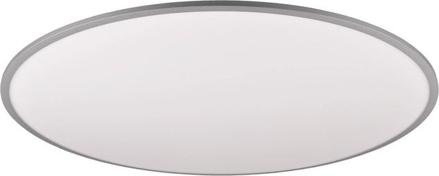 Trio LED-Deckenleuchte Yuma in Silber, Durchmesser: 100 cm, dimmbar mit Fernbedienung und Timer - Bild 1