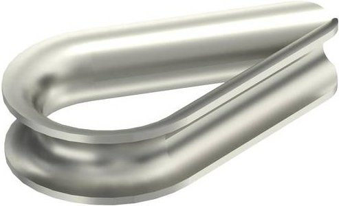 OBO Bettermann Kausche Metall Silber 10 Stück - Bild 1