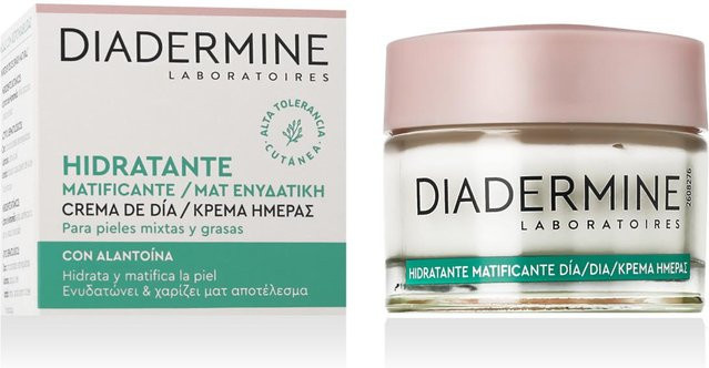 Diadermine pH7 Feuchtigkeitsspendende Mattierende Tagescreme, 50 ml - Bild 1