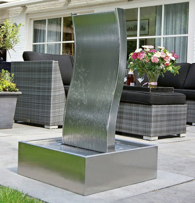 Ubbink AcquaArte Genova Wasserspiel Set Springbrunnen aus Edelstahl Inox 304 - Bild 2
