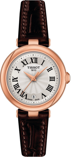 Tissot Damenuhr, Quarz, Edelstahl, 26 mm, Silber, Leder - Bild 1