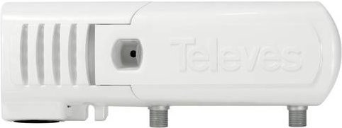 Televes KROK35RK65 Kabel-TV Verstärker mit F-Anschluss in Weiß - Bild 1