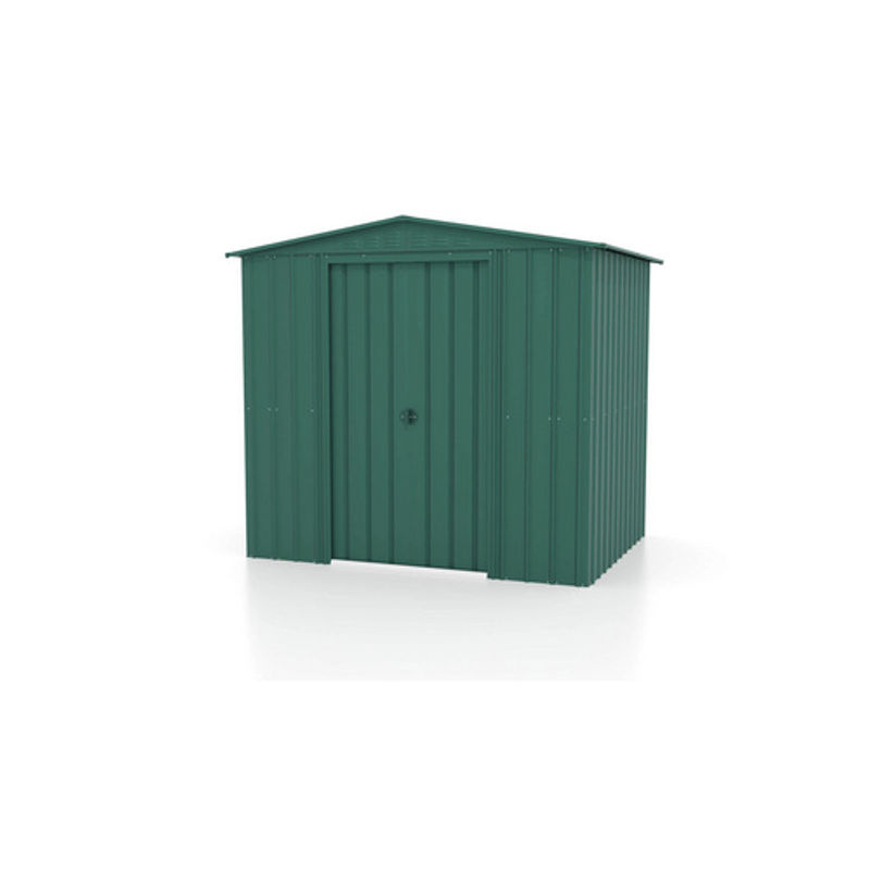 Globel Gerätehaus Tower aus Stahl mit Satteldach in Jade Grün, 4,1 m², B: 245 cm, T: 185 cm, H: 220 cm - Bild 3