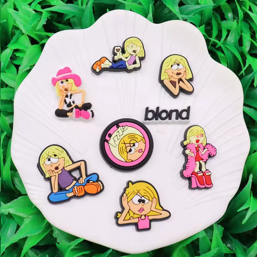 8 Stück Schuh-Charms, blond, Kinder - Bild 4