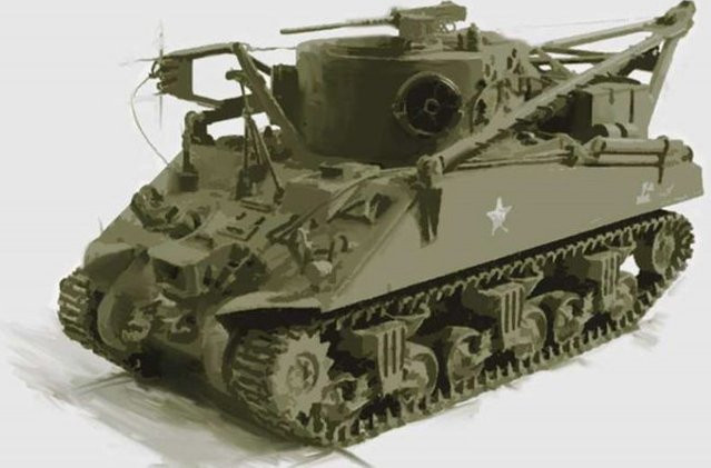 Italeri M32 Recovery Vehicle, Fahrzeuge, Grün - Bild 1