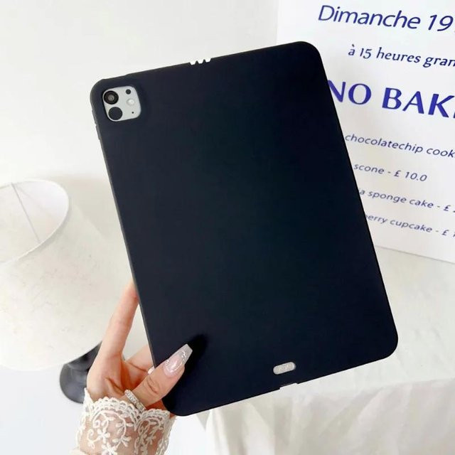 Ultra dünne und weiche TPU Hülle für Apple iPad Air und iPad Pro in Schwarz - Bild 1