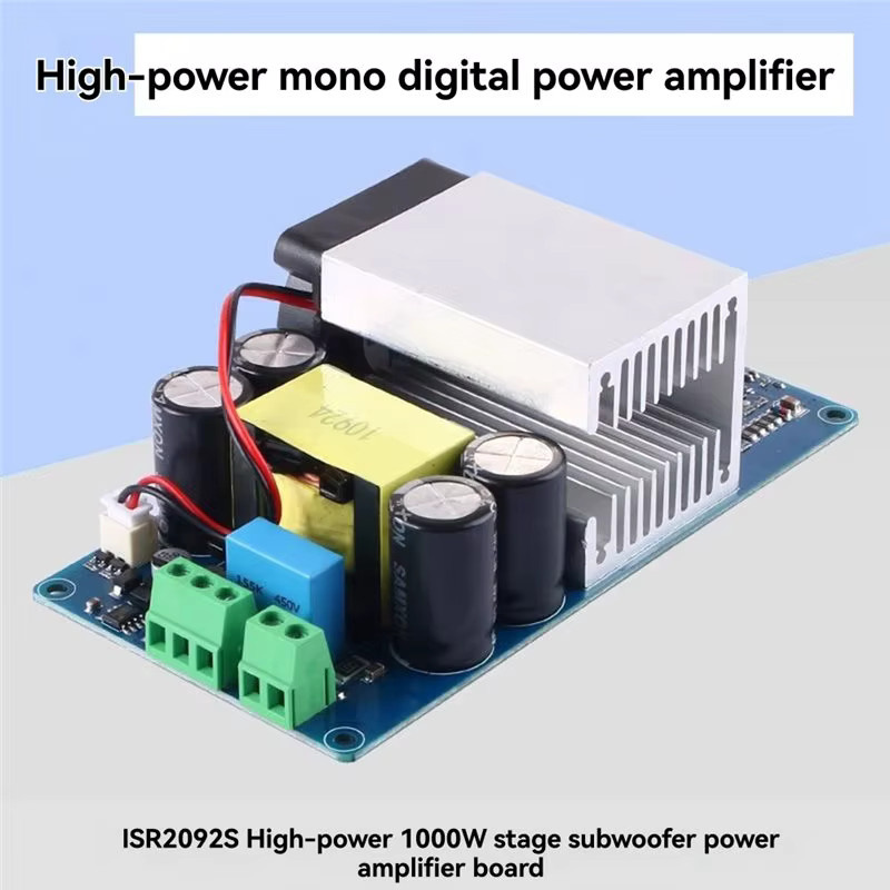 ABZW Home Mono Kanal Digital Class D Verstärker für Lautsprecher und Subwoofer bis 1000W - Bild 3
