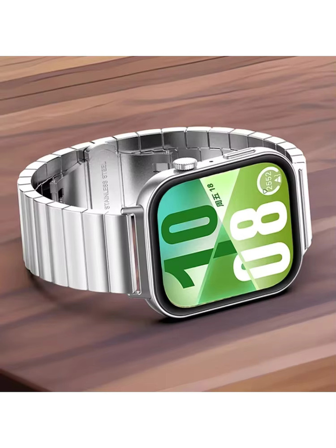 Uhrenarmband Edelstahl, Silber, Unisex - Bild 5