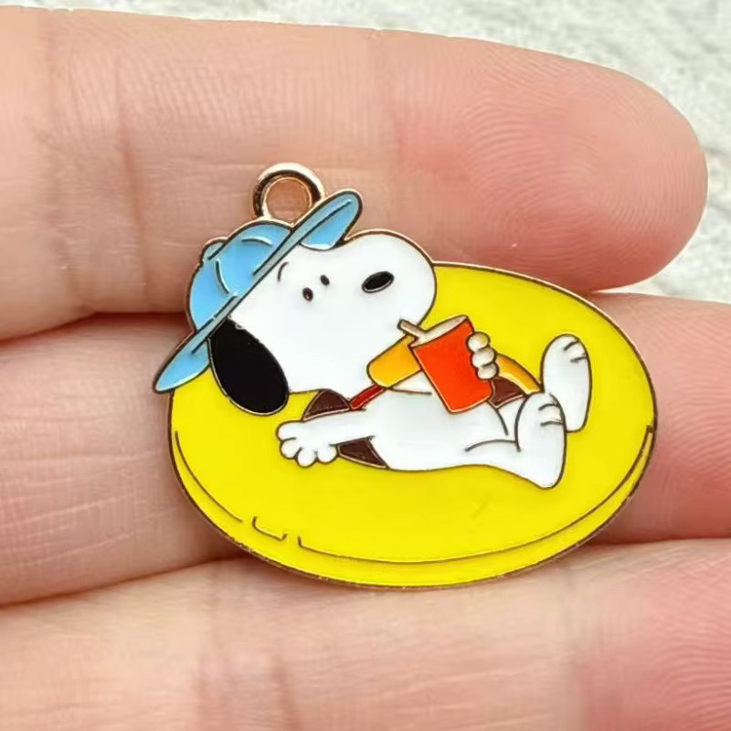 Bandai Snoopy Disney Schlüsselanhänger, Metall, 10/20 Stück Set - Bild 2