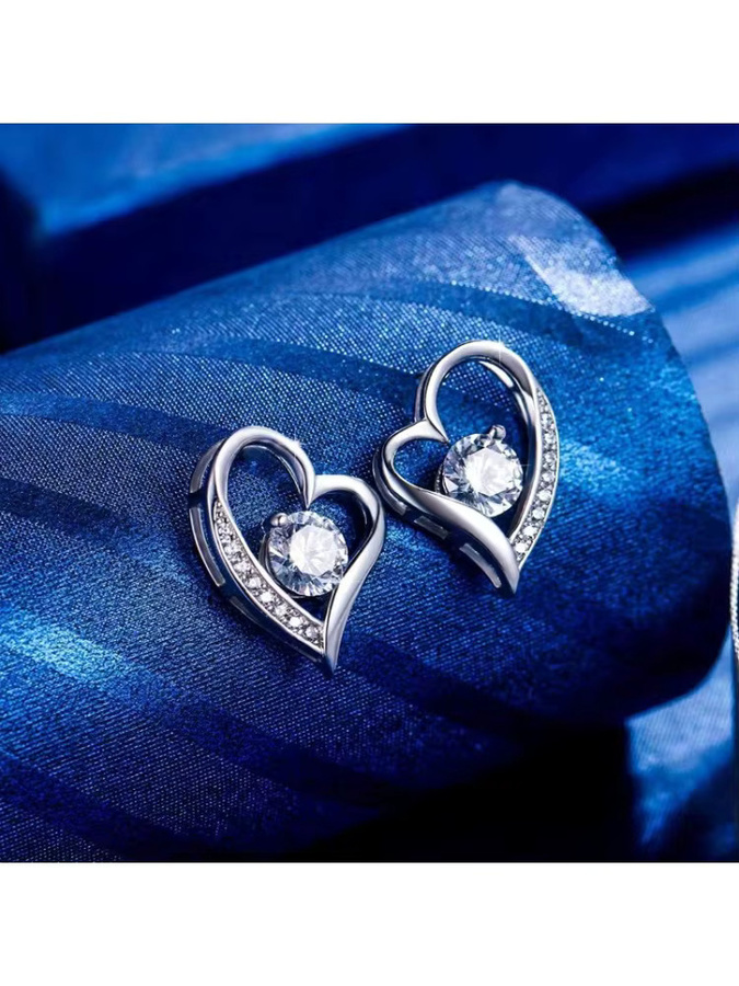SAY Ohrringe, 925 Silber, Moissanit, Damen - Bild 6
