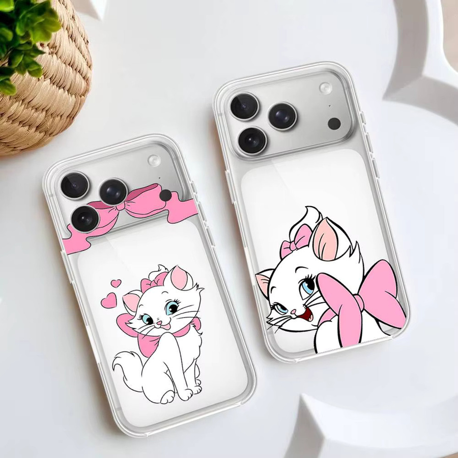Mesuca Handyhülle Die Aristocats Transparent für iPhone 17 16 15 14 13 12 11 Pro Max Mini Plus - Bild 3