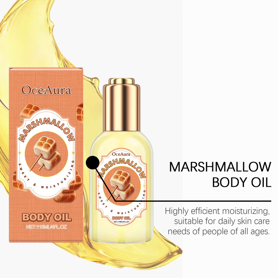 OceAura Marshmallow-Körperöl mit Rizinusöl, Unisex - Bild 2