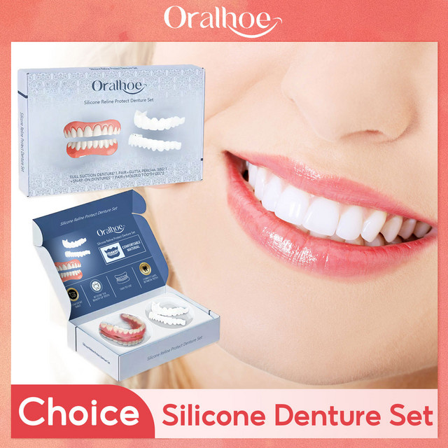 Oralhoe Temporäre Veneers, Silikon, Natürliche Aufhellung - Bild 1