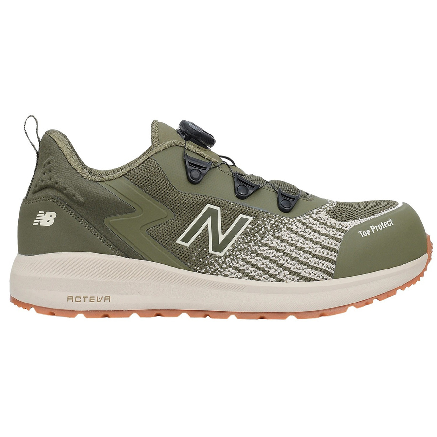 New Balance Sicherheitsschuhe Speedware BOA S1 P in Olive-Weiß, Größe 45,5 - Bild 2