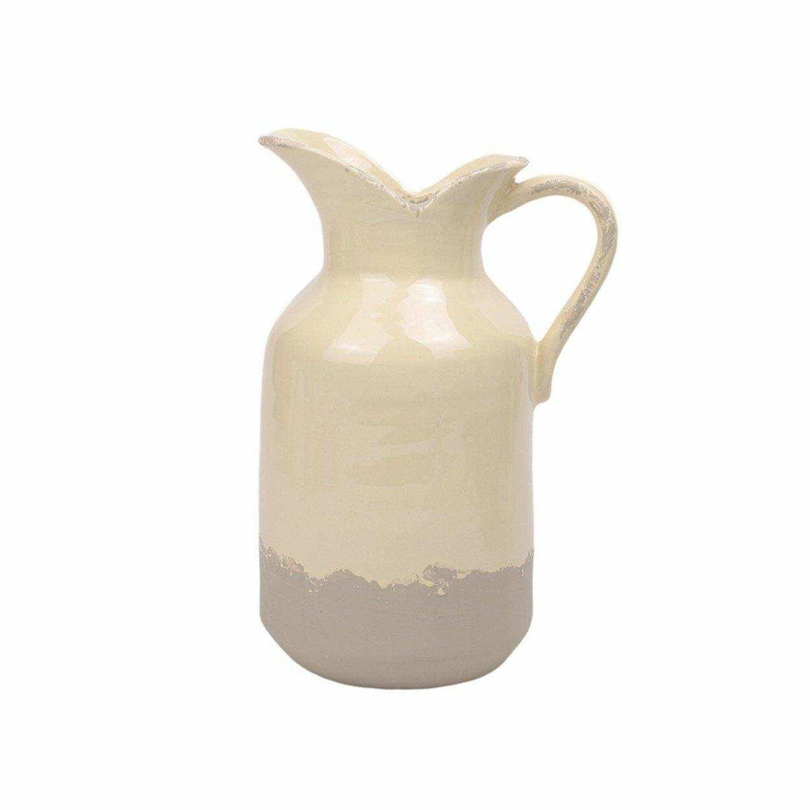 House of Nature Wärmflaschenvase Prado Krugvase aus Keramik in Beige, Höhe: 31 cm - Bild 1