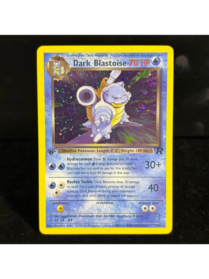 Keeppley PTCG Vintage Team Rocket 1st Edition New-Holo Karten-Set, Sammlerspielzeug - Bild 5