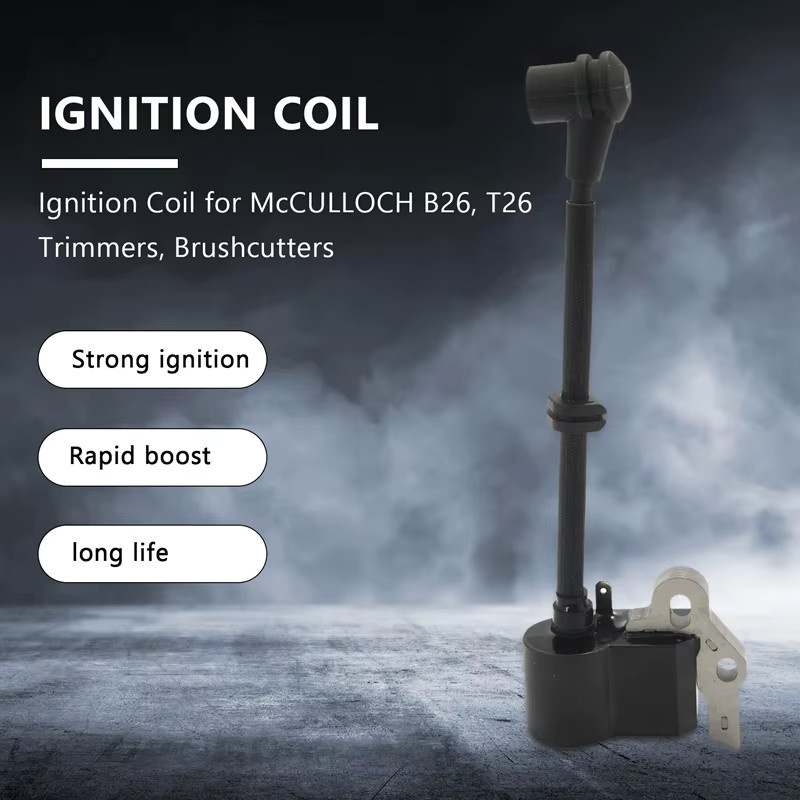 Zündspule für McCulloch T26CS B26 B26PS Trimmer und Freischneider, Farbe: Schwarz, Ersatzteil 585565501 - Bild 2
