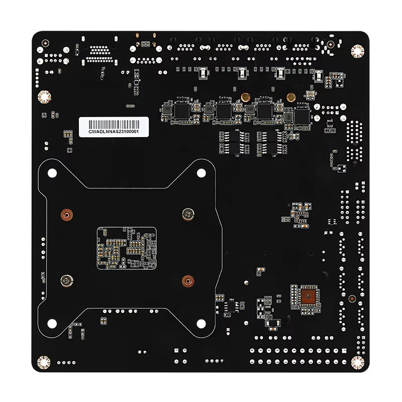 YiHESZ Mini-ITX NAS-Motherboard N100/N150 in Schwarz mit 4x 2,5G-Netzwerkkarte, 6x SATA3.0, 2x M.2 NVMe und DDR5 Unterstützung für DIY NAS-Systeme - Bild 2