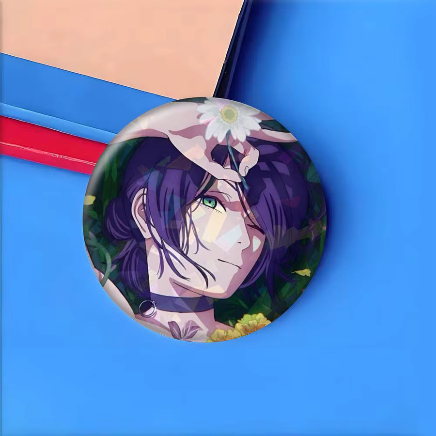 Brosche Anime Chainsaw Man Reze, Rund, Unisex - Bild 6