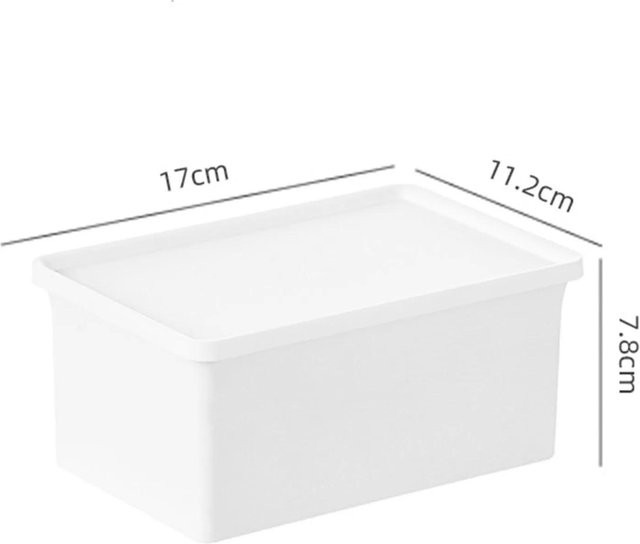 Chic Home Wäschezimmer-Organizer-Box mit Deckel in Weiß, multifunktionaler Spender für Flüssigseife, Waschpulver, Waschperlen und Wäscheklammern - Bild 1