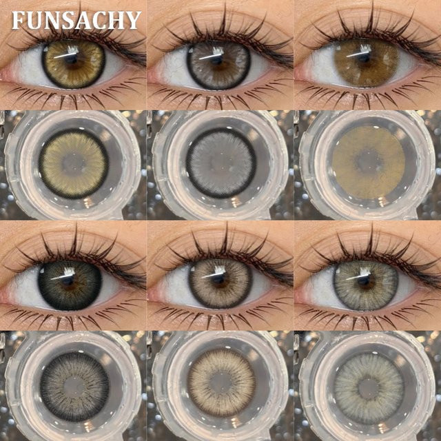 FUNSACHY Kontaktlinsen, braun, Unisex - Bild 1