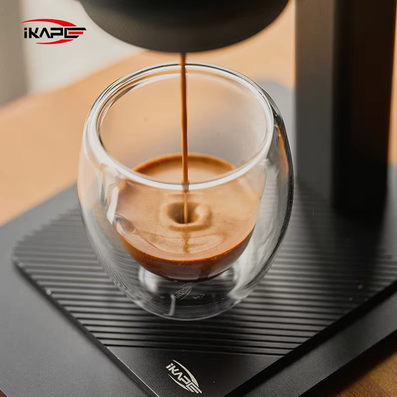 IKAPE Kapo K2 Tragbare Kaffeemaschine mit Bluetooth-Verbindung und Timer-Funktion für 51 mm oder 58 mm Espresso Bottomless Siebträger - Bild 6
