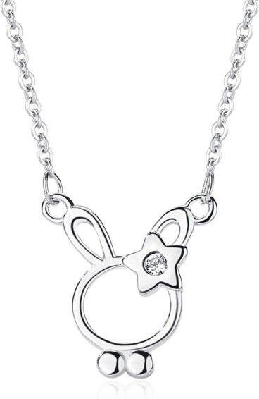 Halskette 925 Silber, Hase, Damen - Bild 1