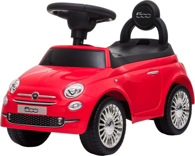 Fiat 500 Rutscher mit Licht und Sound Rot ab 1 Jahr - Bild 1