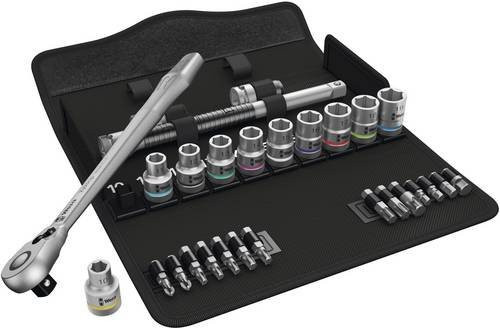 Wera Zyklop Metal 8100 SC 8 Steckschlüsselsatz, 28-teilig, 1/2 Zoll Antrieb, metrisch, Chrome Molybdenum - Bild 1