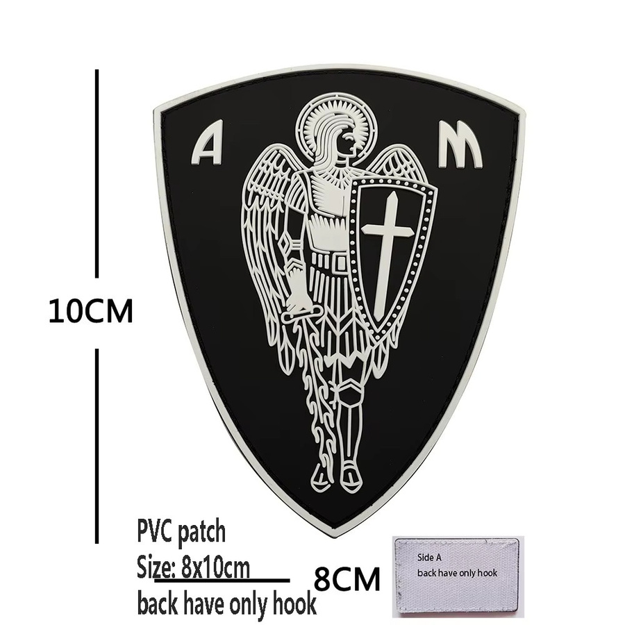 Saint Michael Erzengel-Armband, PVC-Gummi, Unisex - Bild 4