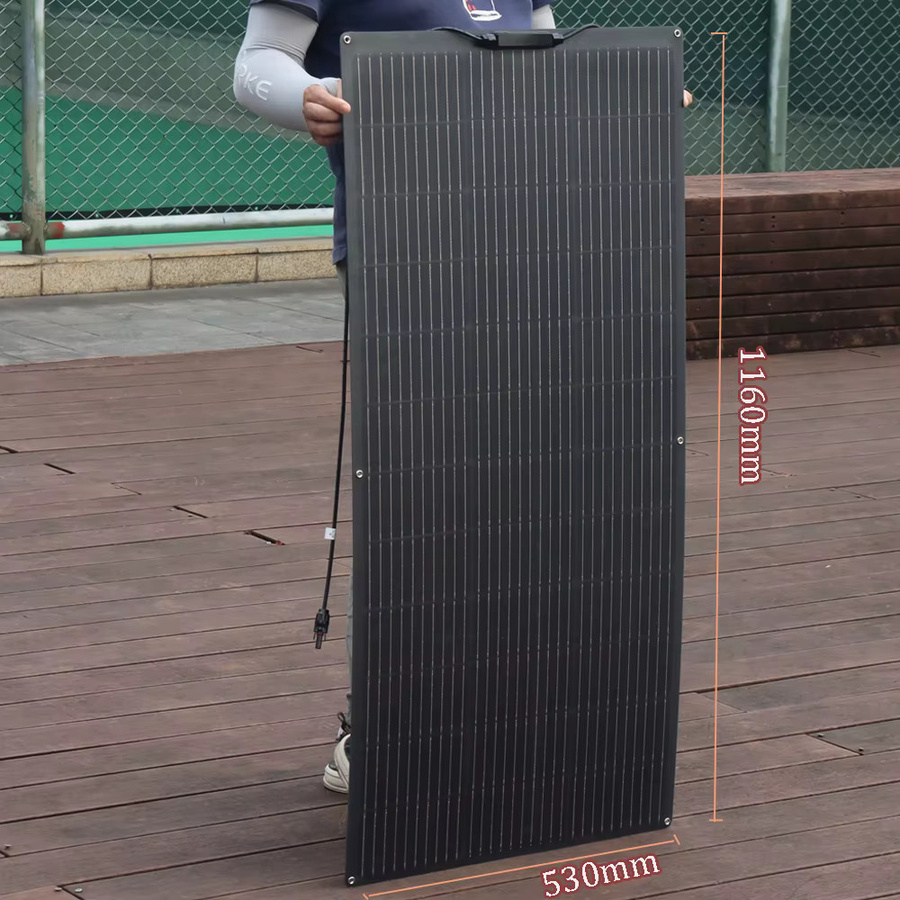 xinpuguang ETFE Solarpanel 12V Komplettset mit 23 % Hocheffizienz und Solarbatterieladegerät für Zuhause, Auto, Wohnmobil, Boot und Wohnwagen - Bild 4