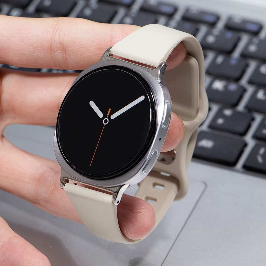 OAKCHARM Smartwatch-Armband Silikon, Weiß, Damen - Bild 3