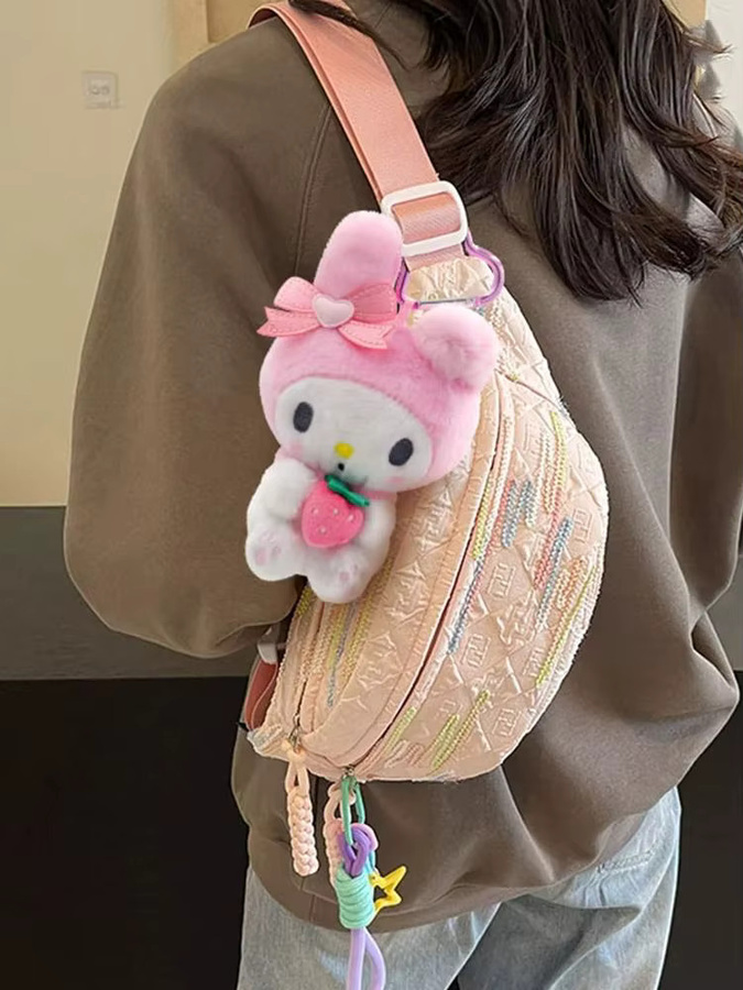 Sanrio Kuromi Melody Cinnamoroll Schlüsselanhänger, Plüschtiere, 11 cm - Bild 2