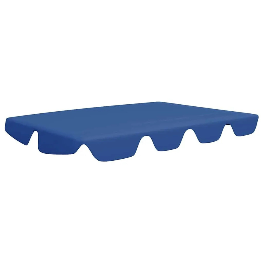vidaXL Ersatzdach für Hollywoodschaukel aus Polyester in Blau B: 150 cm, T: 105 cm, H: 130 cm, T: 70 cm - Bild 2