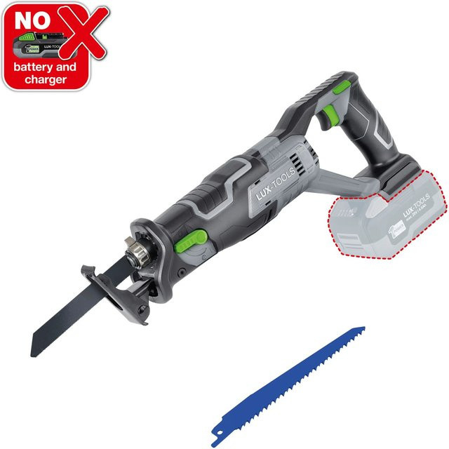 LUX-TOOLS Akku-Säbelsäge 1 PowerSystem A-SB-20/115 in Grau - Bild 1