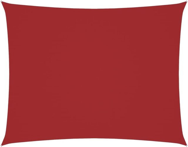 Furnicato Sonnensegel aus Oxford-Gewebe rechteckig in Rot, Breite: 3,5 m, Länge: 5 m - Bild 1