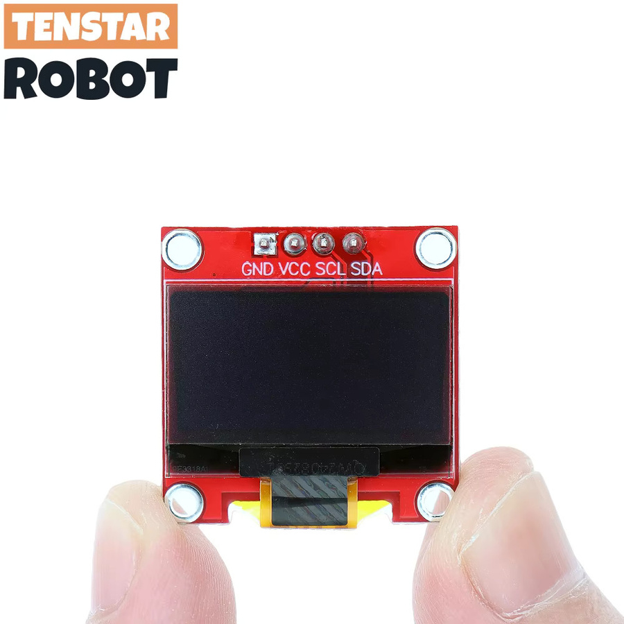 TENSTAR 3er Set rote OLED-Anzeigemodule 0,96 Zoll mit SSD1315 Treiberchip 128 x 64 Pixel 4Pin I2C LCD-Bildschirmplatine - Bild 2
