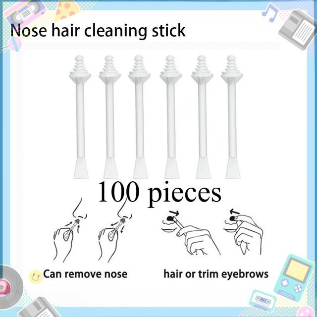100 Stück Nasenwachs-Sticks zur Haarentfernung, Unisex - Bild 1