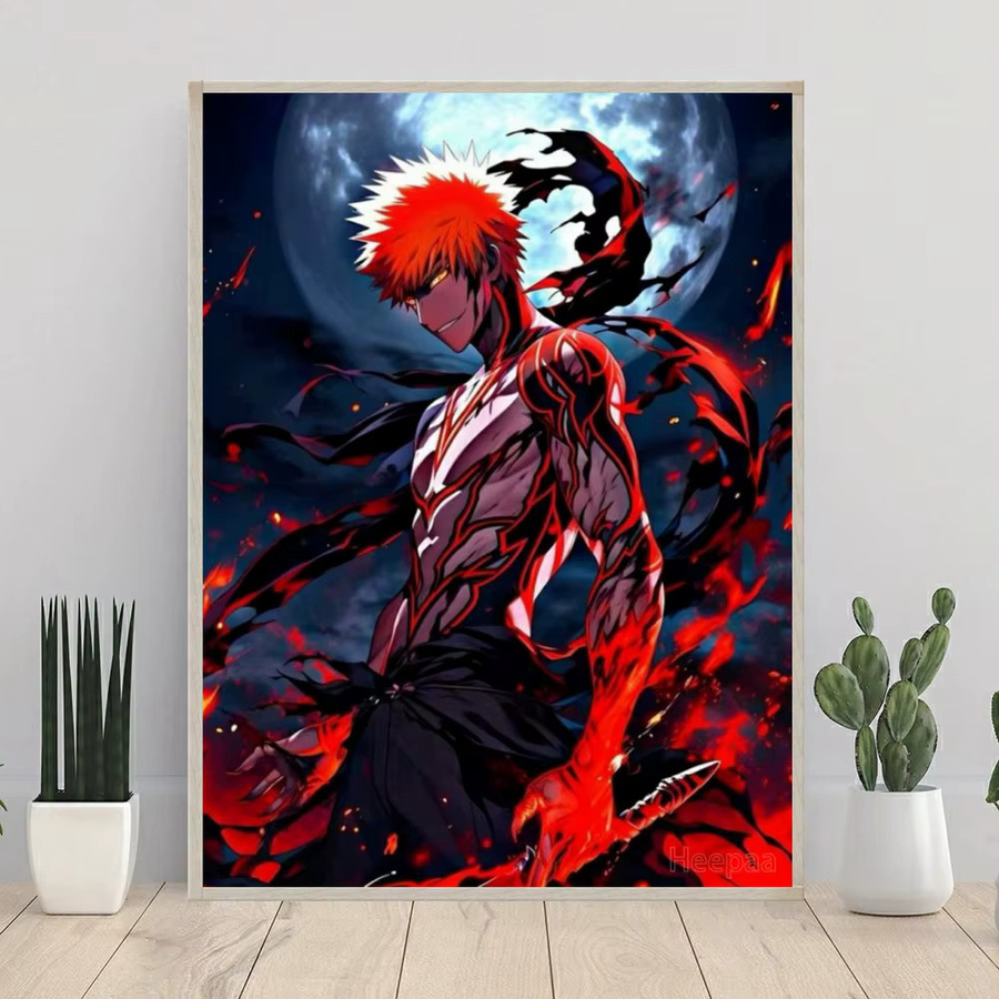 KAYOU Bleach Diamant Malerei Kit, Ichigo Kurosaki und Sosuke, Bunt - Bild 2