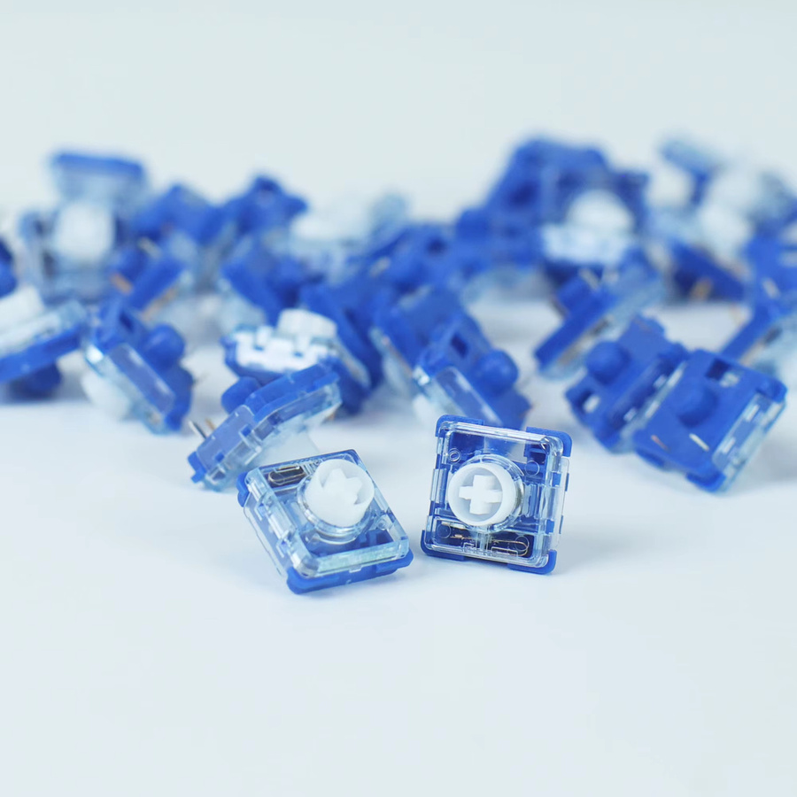 Kailh Deep Sea Mini Low Profile Switch Island Whale Hitbox Mechanische Tastatur Gaming-Schalter Linear Blau - Bild 3