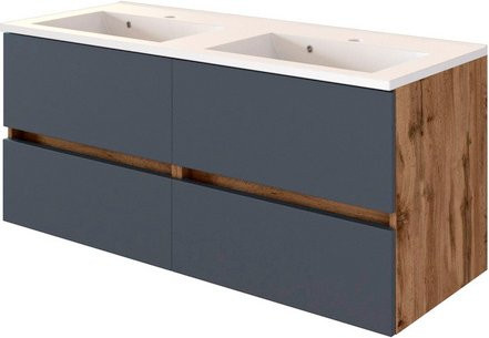 HELD MÖBEL Waschtisch Lucca in Grau, modern und matt, Breite: 120 cm, Höhe: 54 cm, Tiefe: 47 cm - Bild 1
