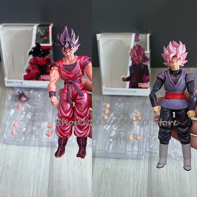 S.H.Figuarts Dragon Ball Z Son Goku Kaiouken Black Wukong Actionfigur, Schwarz, ab 3 Jahren - Bild 1