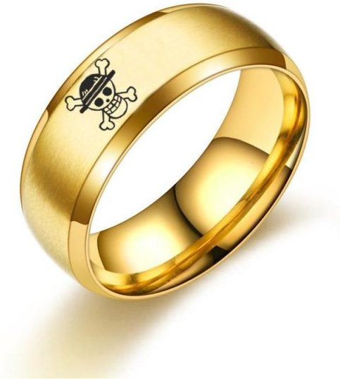 Allbestart Ring Edelstahl, Gold, Herren - Bild 1