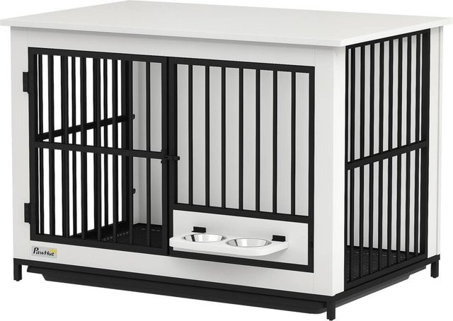 PawHut Hundetreppe aus Metall in Weiß B: 60 cm, H: 68,5 cm, L: 95 cm - Bild 1