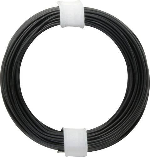 Donau Elektronik 118-1 Litze 1 x 0,14 mm² Schwarz 10 m - Bild 1